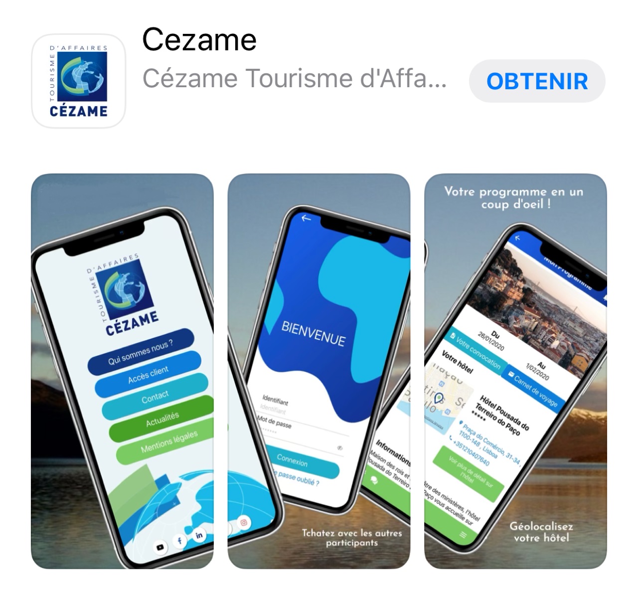 L’application Cézame est disponible sur App Store !